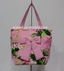 กระเป๋าสะพาย Summer สีชมพู ลายดอกไม้ ผูกโบว์ BC200-CP87