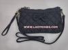กระเป๋าสะพาย ผ้าเดนิม สียีนส์ดำ ประดับโบว์ BB590-NO101