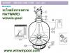 Hayward Sand Filter ถังกรองทราย เฮเวิร์ด ถังกรอง ท TOP MOUNT รุ่น ท็อบเม้าท์ hayward topmou