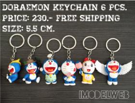 Doraemon พวงกุญแจโดเรมอน ชุด6ตัว