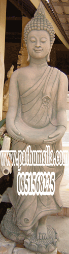 พระพุทธเจ้า 60*160 cm Buddha Sandstone Hinsai  สีฝุ่น