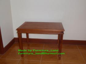 ลดราคา!!! ขายโต๊ะไม้ตัวเล็ก โต๊ะข้างโซฟา ทำจากไม้มะค่า ขนาด กว้าง 0.4m X ยาว 0.6m X สูง 0.45m ลดเหลือ 1,700 บาท จากราคาสั่งทำ 2,200 บาท