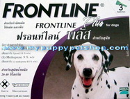 ขาย Frontline PLUS สำหรับ สุนัขน้ำหนัก 21-40 กก. ยาหยดกำจัดเห็บหมัด (3 หลอด)