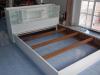 ลดพิเศษ!!! เตียงไม้จริง 5 ฟุต มือ 2 ทำสีพ่นขาวใหม่ หัวเตียงเป็นชั้นเก็บของ เพียง 5,900 บาท จากราคาเต็ม 10,900 บาท