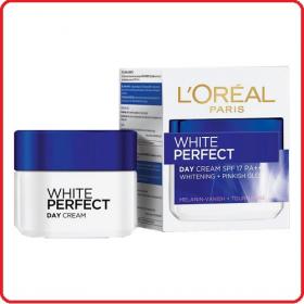 Loreal White Perfect Day Cream SPF17 50ml. ลอรีอัล ไวท์ เพอร์เฟ็คท์ เดย์ครีม SPF17 PA++ 50 มล.