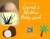 ครีมขัดผิวมะพร้าวว่านหางจระเข้ 1 กก. Coconut & Aloe Vera Body Scrub