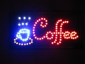 ป้ายไฟ LED  Coffee