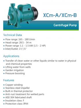 XCm-A/XCm-B Centrifugal Pump