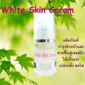 Le Riche White Skin Creamขนาด 15g.(ครีมบำรุงหน้าขาวใส ลดฝ้า กระ)
