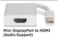 Mini DisplayPort to HDMI (Audio Support)