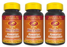 Astaxanthin (BioAstin), 12 mg, 50 เม็ด (แพ็ค 3 ขวด ถูกที่สุด!)
