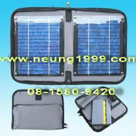 Solar Battery Charger Kit Perfect for Travel and Camping as 12V DC Power Source