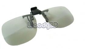ขายแว่น 3 มิติ แบบพลาสติก (3D Plastic Glasses - Polarized) แบบคลิปหนีบแว่นสายตา