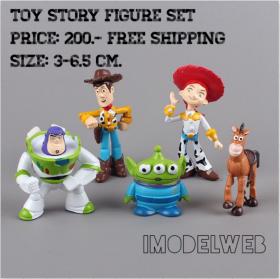 Toy Story Figure ชุดโมเดลทอยสตอรี่ 5 ตัว