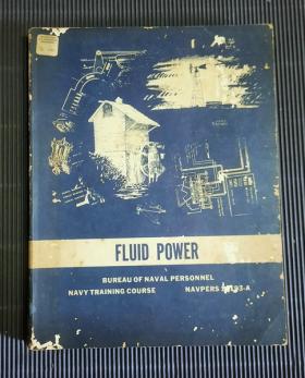 FLUID POWER / BUREAU OF NAVAL PERSONNEL / NAVY TRAINING COURSE / Navpers 16193-A