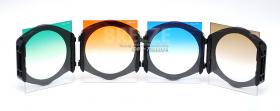 ฟิลเตอร์สีครึ่งซีกแบบเต็มแผ่น มีให้เลือกหลากหลายสี