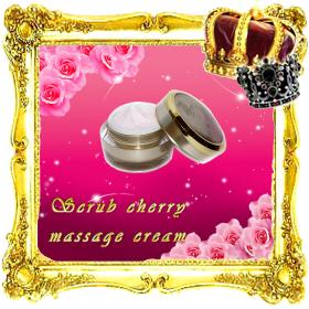 Nb-027 Narnia Scrub Cherry Massage Cream สครับ ผิวหน้าเป็นประจำเพื่อลดปัญหาสิวเสี้ยน ขจัดเซลล์ผิวที่เสื่อมสภาพให้หลุดลอกอย่างอ่อนโยน