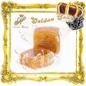 Nb-030 Narnia Golden Soap สบู่ทองคำผสมคอลลาเจน บำรุงผิวให้เต่งตึง กระชับ ชะลอการเกิดริ้วรอย พร้อมลดปัญหาสิว ฝ้า กระ ได้เป็นอย่างดี