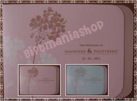 การ์ดพับ ลาย Modern Blossom (B0101)