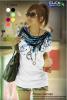 เสื้อยืดแฟชั่น ดึงยาง ลาย Phinix สีขาว