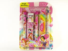 ชุดเครื่องเขียน 7 in 1 ลายการ์ตูน Princess