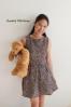 Rose printed dress