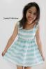 Bow back striped dress