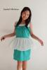 Green scalloped dress