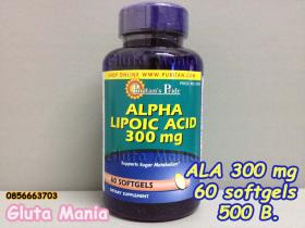 Puritans Pride ALPHA LIPOIC ACID 300 mg 60 softgels