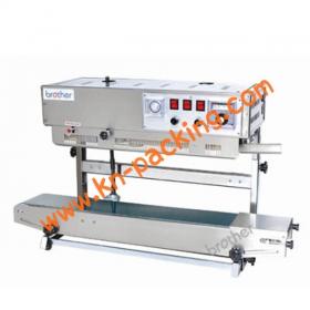  ขายเครื่องซีลปากถุงพลาสติก เครื่องซีลสายพานต่อเนื่องและพิมพ์วันที่ เครื่องซีลถุง 