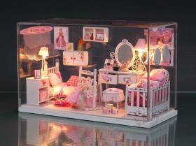 ห้องนอนสีชมพู