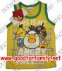 เสื้อกล้าม Angry Birds ผ้า Cotton สีเหลือง-เขียว แองกรี้เบิร์ด แองกี้เบิร์ด แองกีย์เบิร์ด แองกรีย์เบิร์ด เสื้อผ้าเด็ก รหัส vstagb006