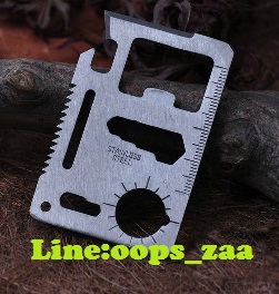 ขาย 11 in 1 Outdoor Credit Card Multi Tool การ์ดอเนกประสงค์ 11 in 1