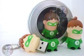 Flash Drive Green Lantern ฮีโร่ชุดเขียว แฟลชไดร์ฟการ์ตูน ขนาด 32 GB