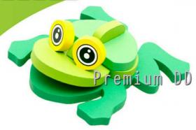 Wooden 3D Puzzle ตัวต่อ 3 มิติ เสริมพัฒนาการ ลายกบ