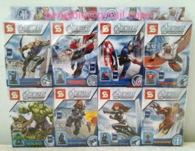 SY Avengers Assemble Mini Figure 8 pcs