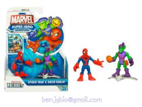 Spider-Man and Green Goblin - MARVEL SUPER HERO ADVENTURES PLAYSKOOL HEROES