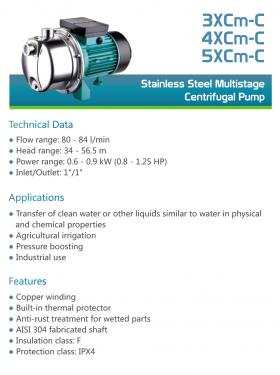 Stainless Steel Multistage Centifugal Pump