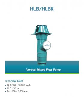HLB/HLBK Vertical Mixed Flow Pump