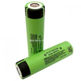 แบตเตอรี่ Panasonic NCR18650B 3400mAh 3.7V 18650 Lithium Battery made in japan หัวตัด