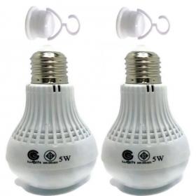 IWACHI หลอดไฟอัจฉริยะ LED 5W. แสงขาว แพ็ค 2 อัน