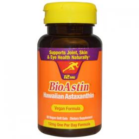 Astaxanthin (BioAstin), 12 mg, 50 เม็ด