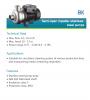 Semi-Open impeller stainless steel pumps