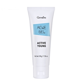 กิฟฟารีน แอคทีฟยัง แอคเน่ เจล ขนาด 50 กรัม เจลล้างหน้า Active Young Acne Gel Giffarine