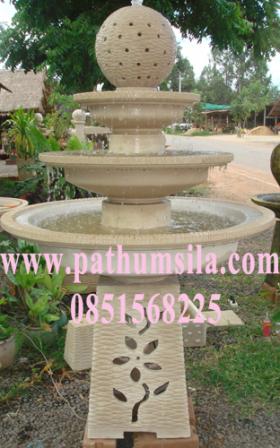 โคมไฟน้ำผุด 3 ชั้น Size กว้าง 1 เมตร x สูง 2 เมตร Light water break