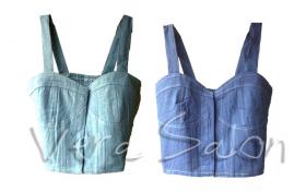Bra top (ใส่ข้างในกับเชิ้ตบางๆ ก็สวยนะคะ) 