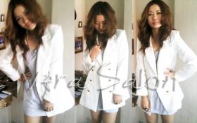 blazer สีเขียวขี้ม้า size s และ สีขาว size m มีแค่แบบละตัวนะคะ