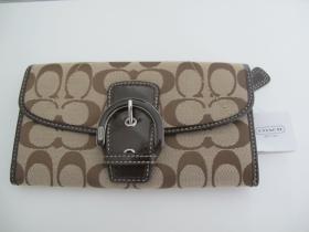 ขาย Coach Coach Signature Buckle Wallet