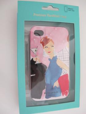 ขาย Kate Spade Iphone 4 case -hard cover - lady (SOLD)