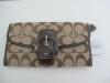Coach Coach Signature Buckle Wallet